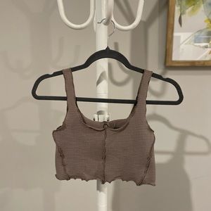 Garage cropped tank top